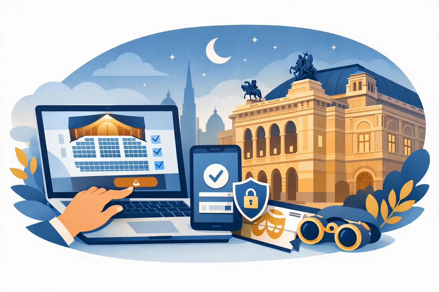 Opernkarten online sicher kaufen in Wien